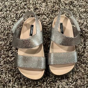 Sparkly mini Melissa sandals